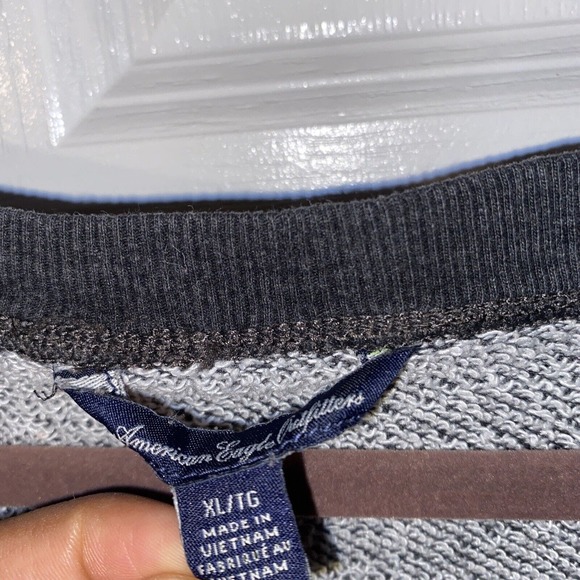 American Eagle Outfitters Crop XL Gray Side Zippers 3/4 Sleeve Womens - Picture 3 of 6